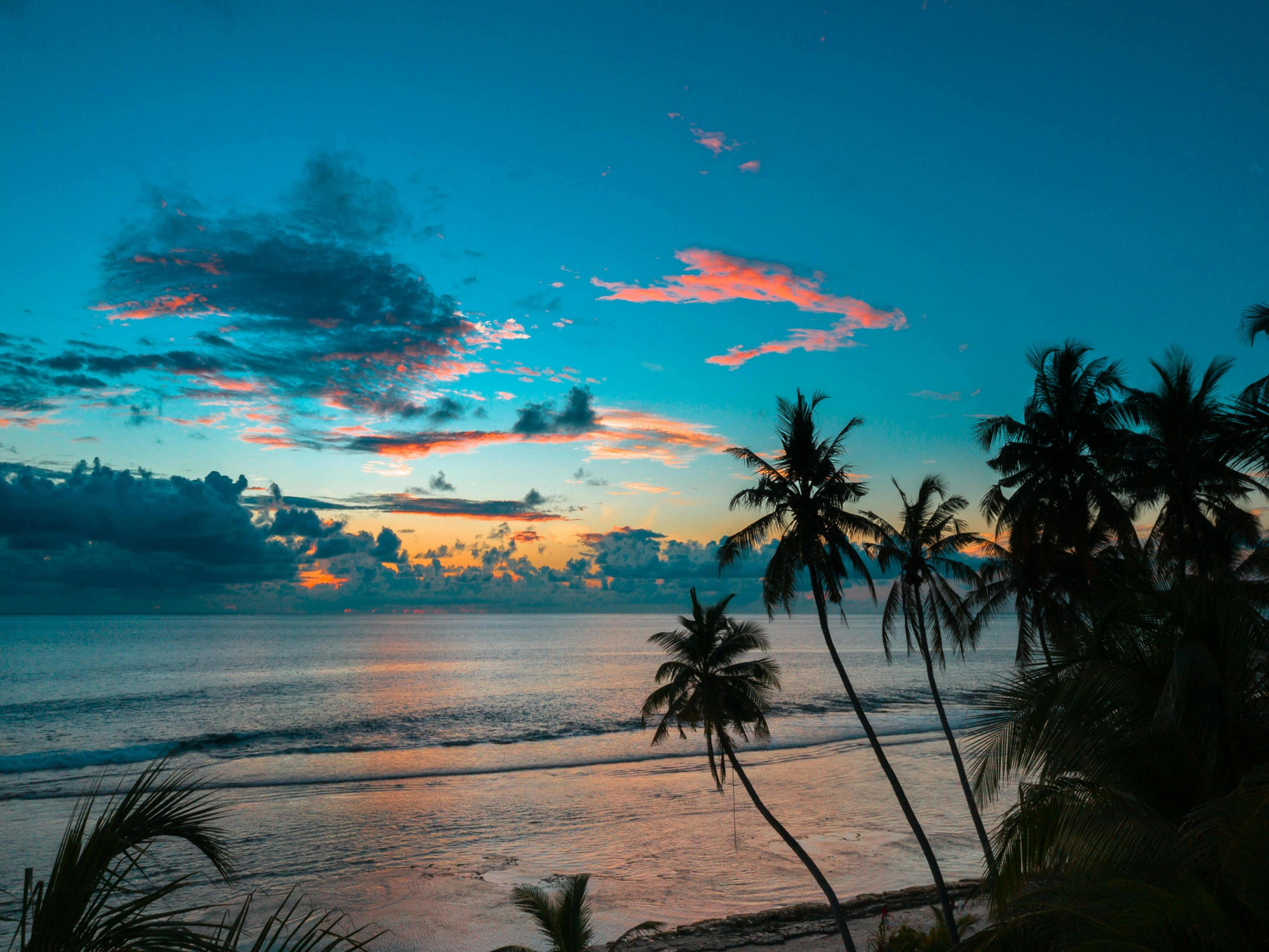 Kenya beach sunset